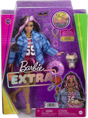 Barbie Extra pet corgi with sunglasses and donut floatie for imaginative play