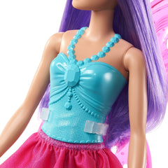 Barbie Fairy Ballerina Articulated Joints support dynamic posing.