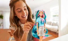 Barbie Fantasy Hair doll unicorn crown with colorful horn for magical dress-up.