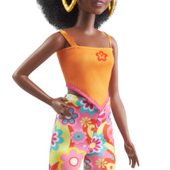 Barbie Fashionistas #198 golden hoops add flair and color