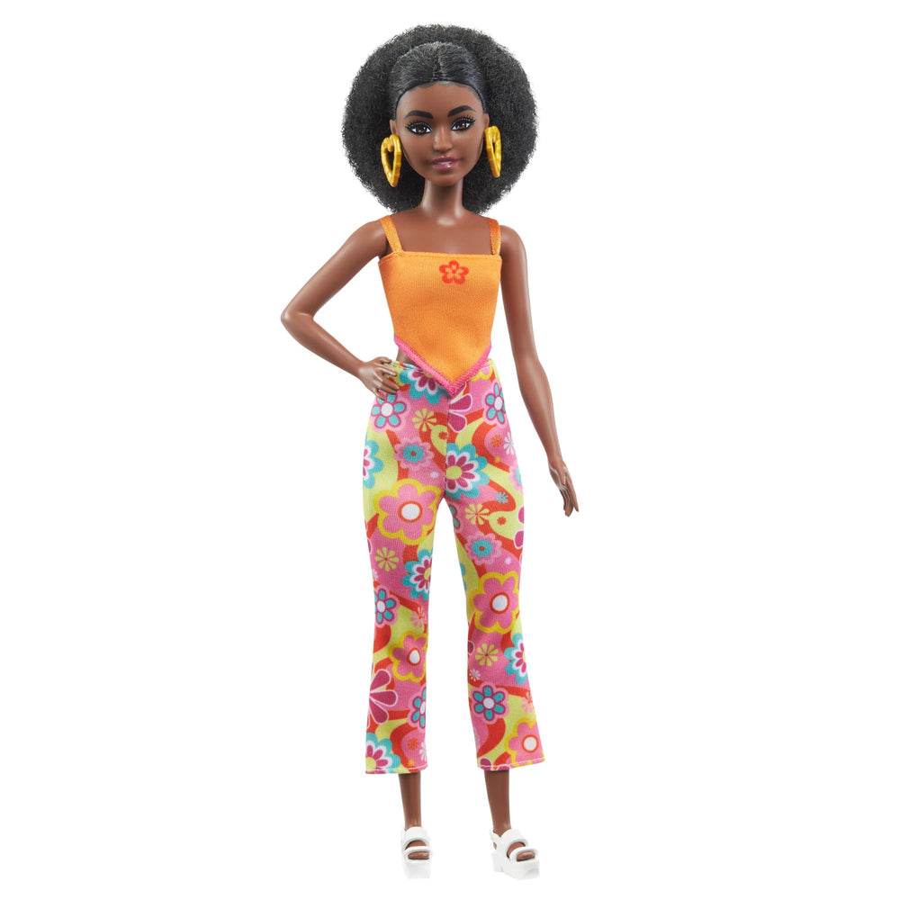Barbie Fashionistas #198 doll with petite curly black hair for imaginative play