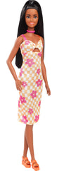 Barbie Fashionistas #233 with black half-up hair for imaginative play