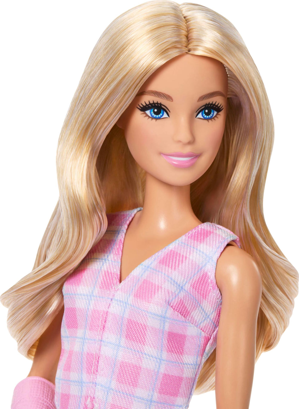 Barbie Fashionistas #243 plaid top supports versatile outfit ideas.
