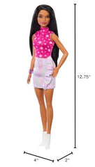Barbie Fashionistas packaging and display‑ready design boosts gift appeal.