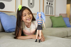 Barbie Fashionistas with star face makeup sparks imaginative role-play and fashion