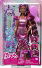 Barbie Fun & Fancy grooming brush for detangling between styles