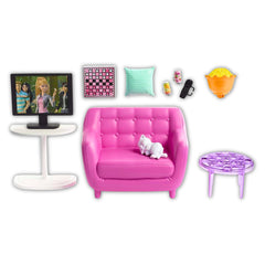 Barbie game board encourages interactive storytelling during play.
