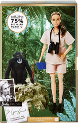Barbie Jane Goodall collectible ships with Certificate of Authenticity.