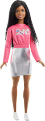 Barbie It Takes Two Brooklyn doll with braided hair, ideal for imaginative storytelling.