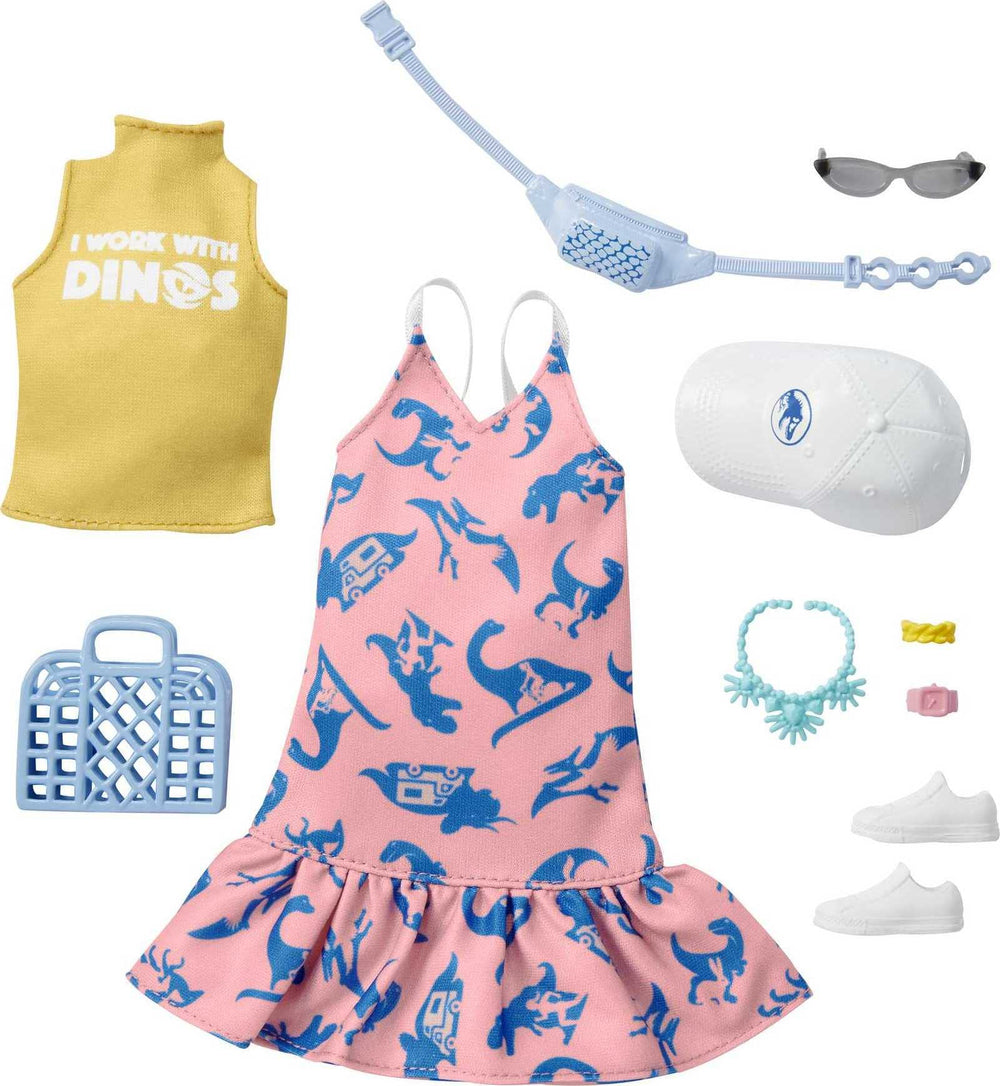 Barbie Jurassic World sleeveless top for imaginative play and style variety.