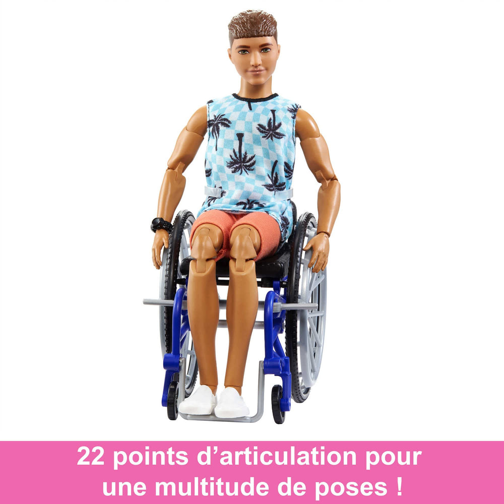 Barbie Ken doll beachy tee with palm tree print for coastal vibes