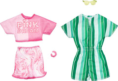 Barbie fashion pack: Pink Dream top and swirl skirt inspires imaginative styling.