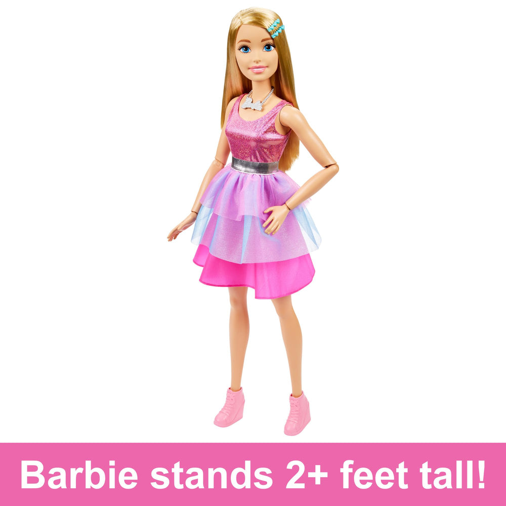 Barbie large doll necklace accessory adds elegance to outfits.