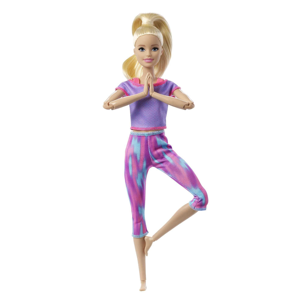 Barbie Made to Move doll with 22 joints for lifelike posing and storytelling