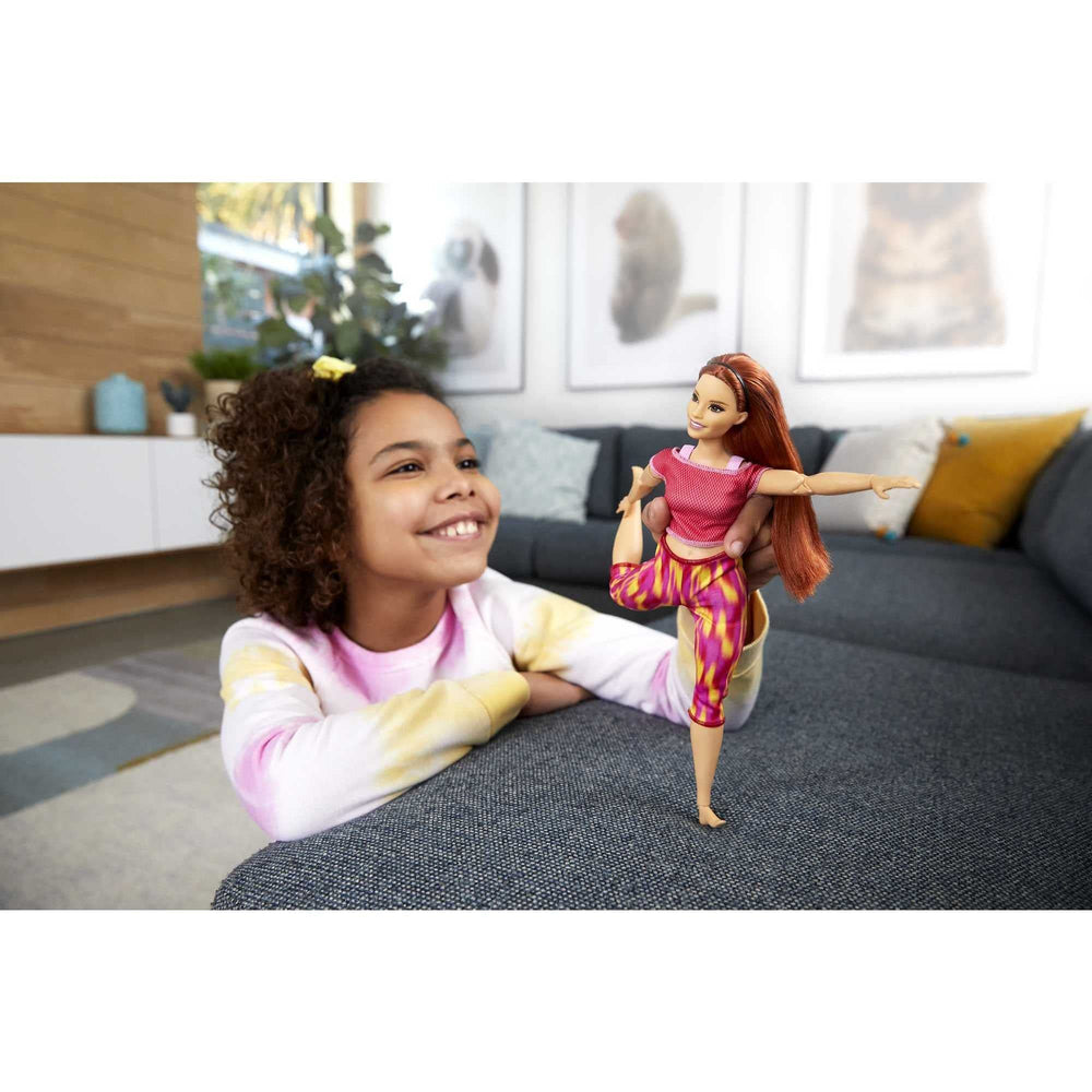 Barbie Made to Move in athleisure wear ready for yoga and active play