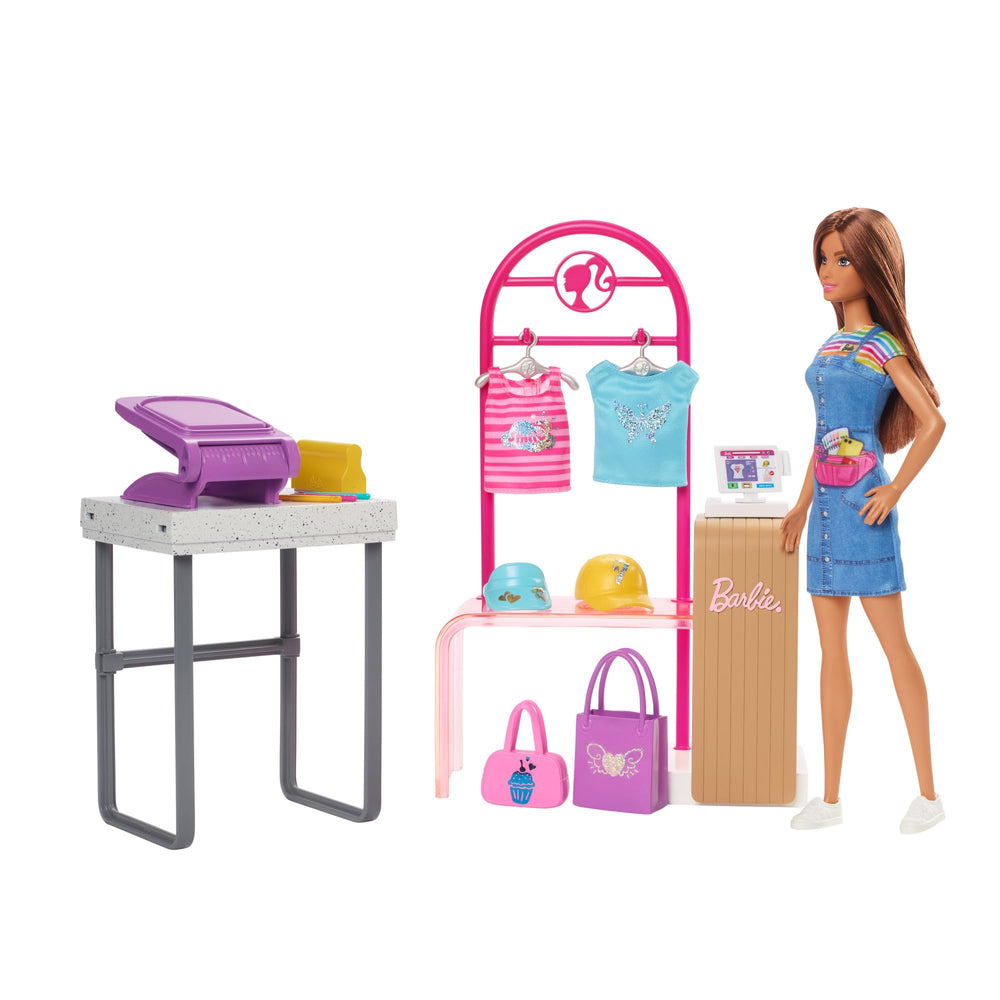 Barbie Make & Sell Boutique foil printer enabling creative foil designs for outfits