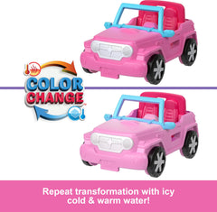Barbie mini tent accessory enables campsite storytelling and pretend camping adventures