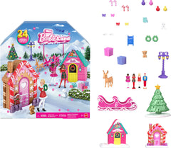 Barbie Mini Land Advent Calendar 24-surprise spread for festive village play