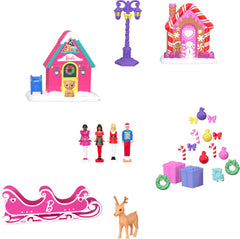 Barbie Mini Land Advent Calendar sleigh fuels seasonal role-play adventures