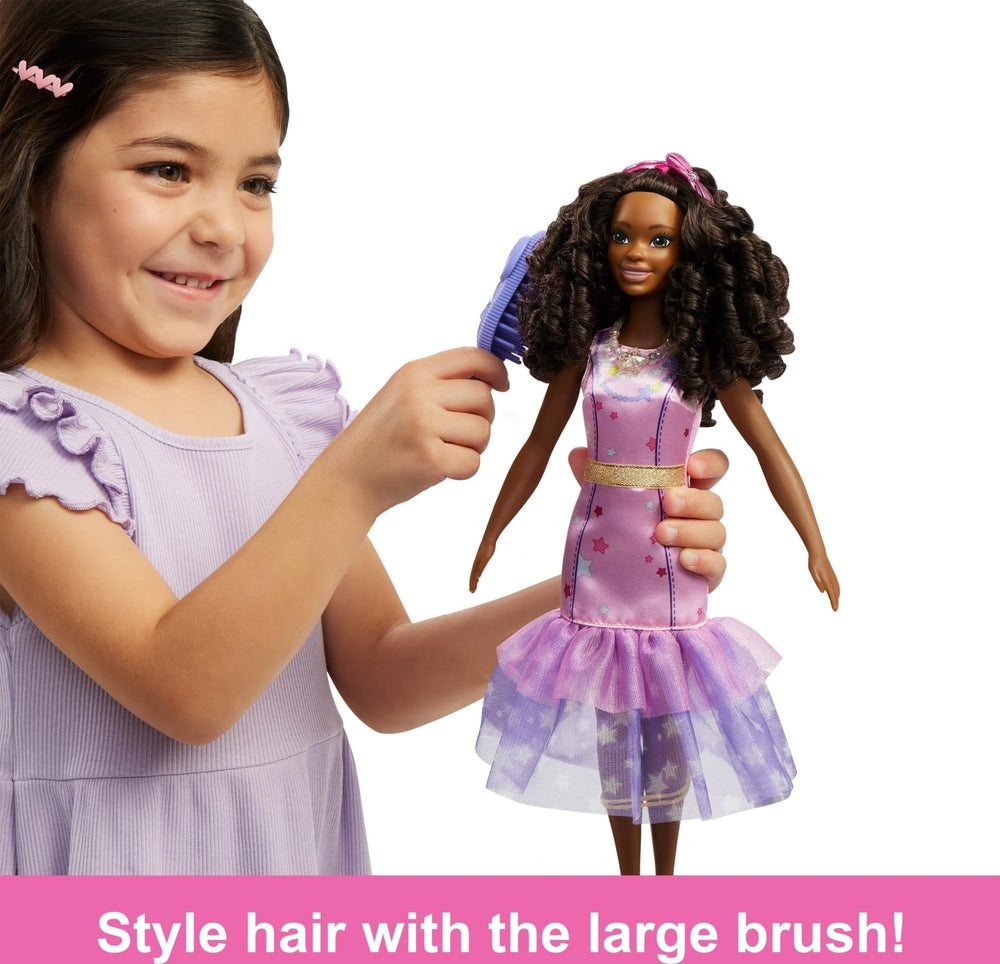 Barbie My First Brooklyn soft-posable body enabling easy handling and play.
