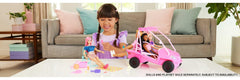 Barbie Mysteries Beach Detectives roof rack with gear ready for transport.