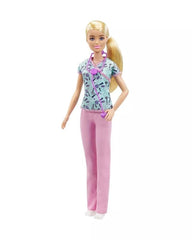 Barbie nurse doll with stethoscope promotes imaginative healthcare role-play