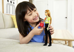 Barbie paramedic doll with stethoscope ideal for storytelling emergencies.