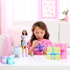 Barbie Party Stars doll with blue hair streaks ready for creative styling