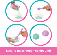 Barbie Party Unboxed dough kit with tools for cake decorating