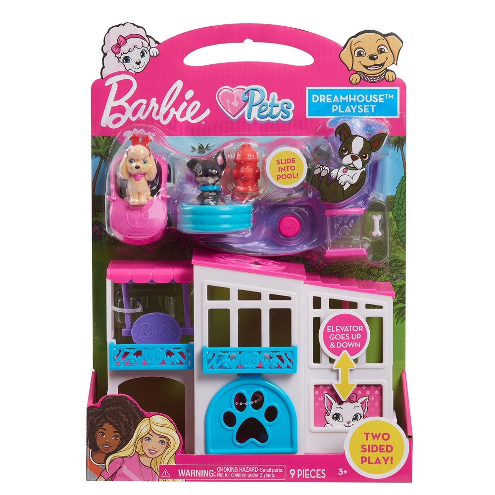 Barbie Pet Dreamhouse frisbee encouraging active fetch themed scenarios
