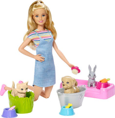 Barbie wash bucket enables warm water cleaning moments in role-play