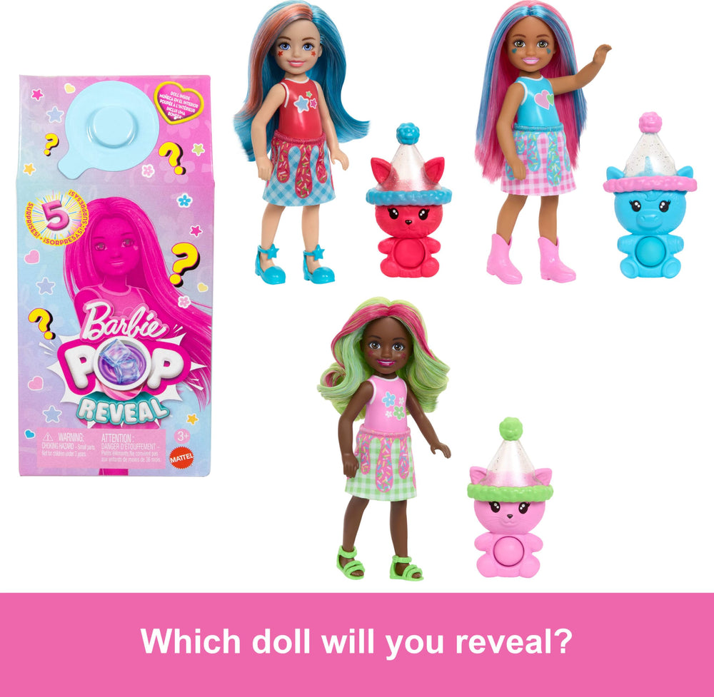 Barbie Pop Reveal ice cube reveals a tiny shoe or boot
