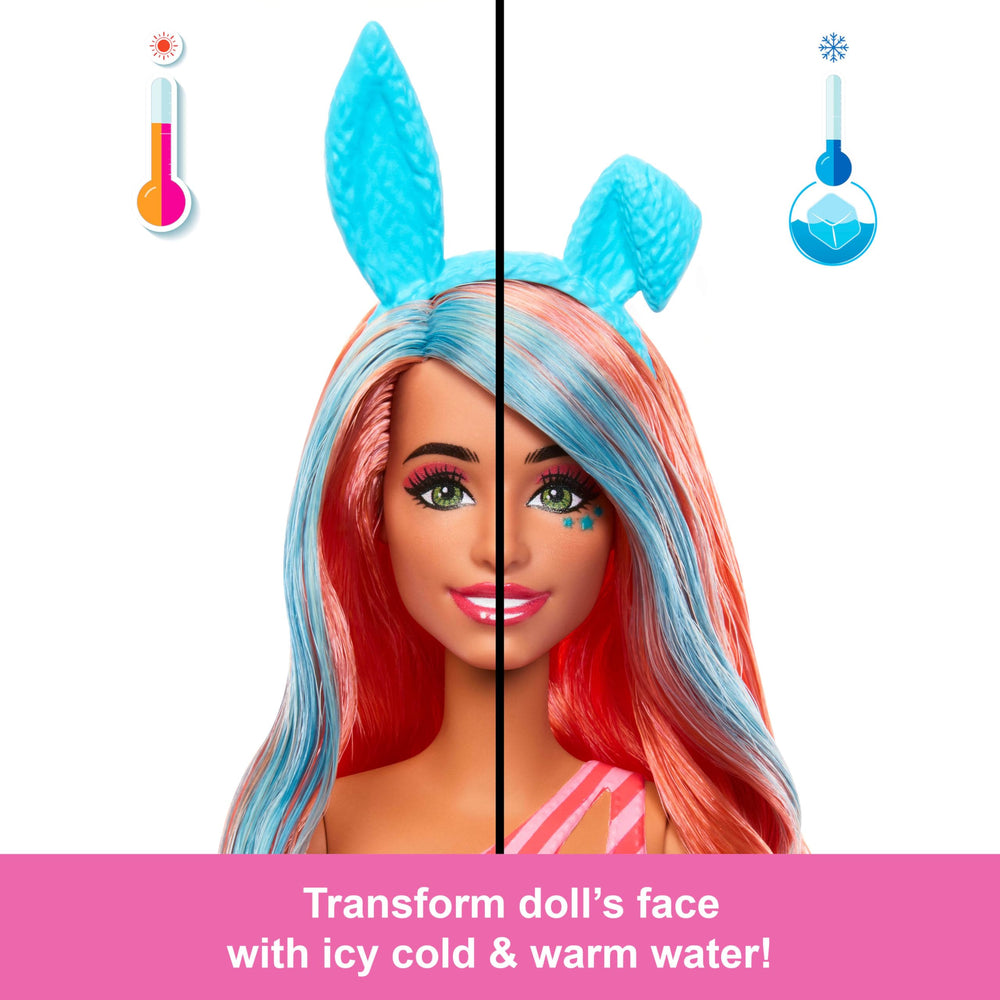 Barbie scented bunny pet with bed accessory enhances story-time play.