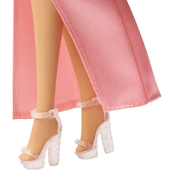 Barbie posable figure with updo and jewelry for styling