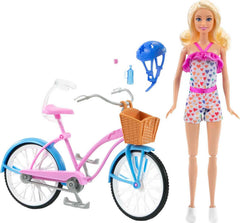 Barbie poseable doll enables flexible riding positions.
