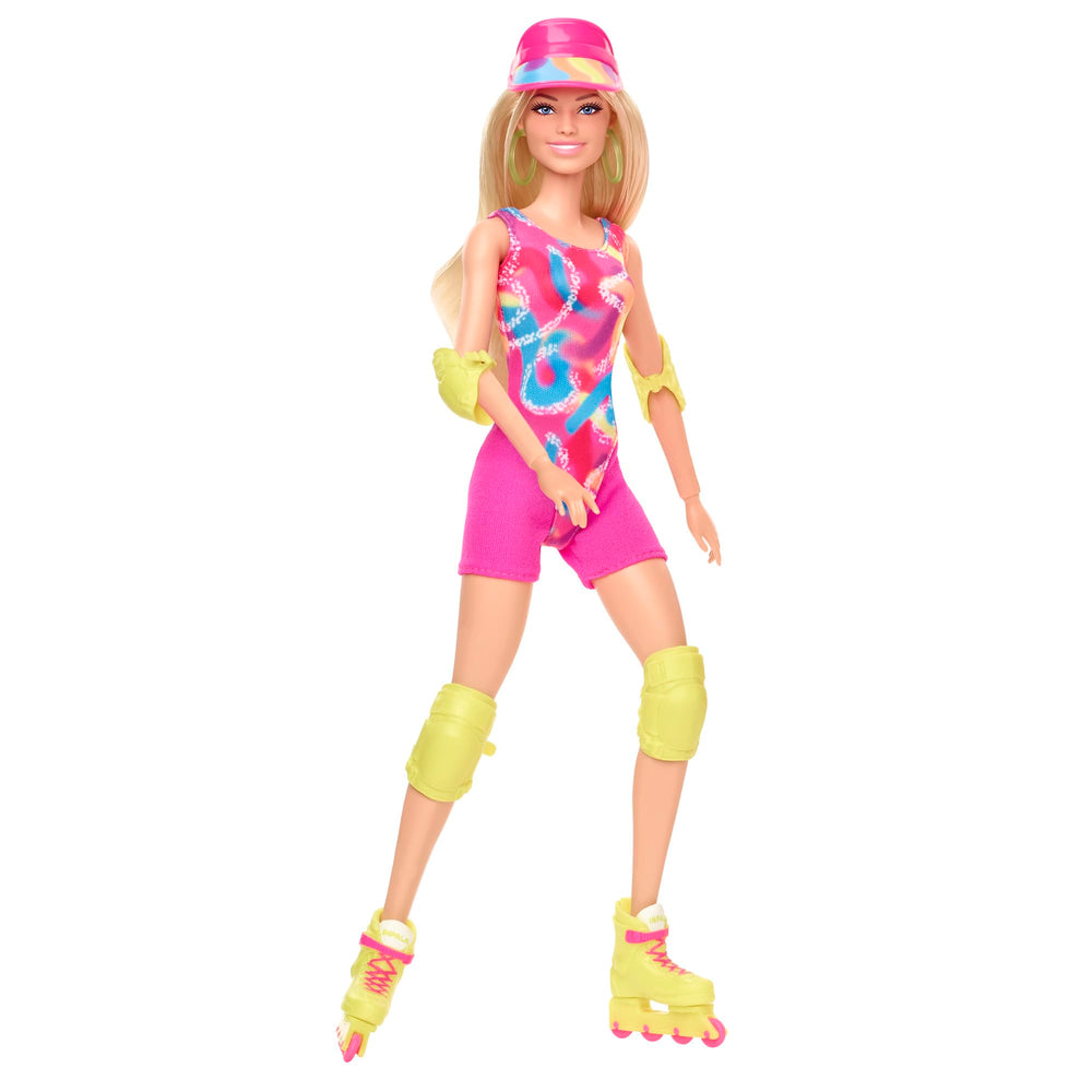 Barbie retro gymnastics suit showcases movie-inspired athletic style
