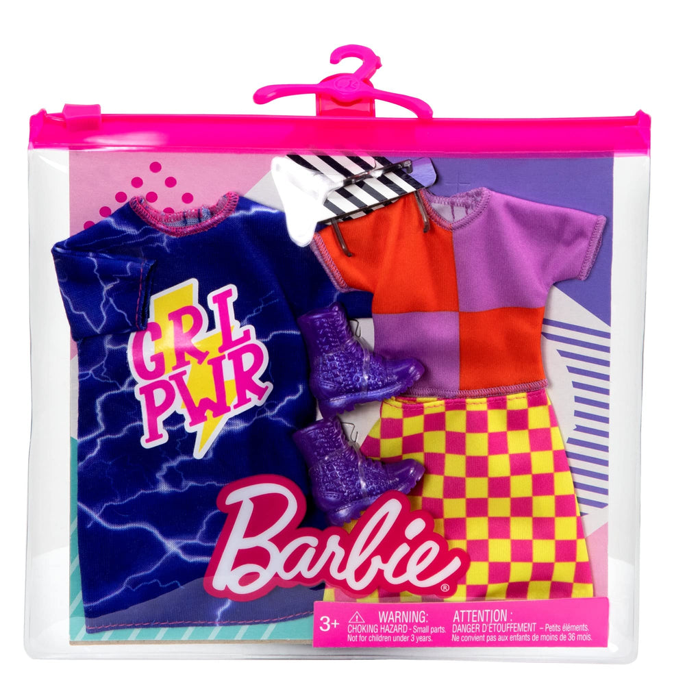 Barbie reusable vinyl packaging doubles as storage and a creativity canvas.