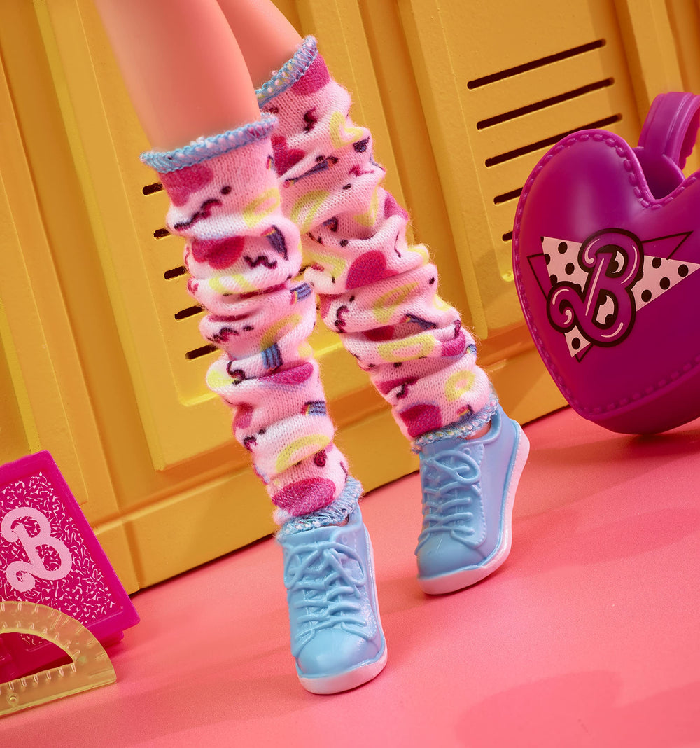 Barbie Rewind Doll bendable knees for dynamic posing in collection displays.