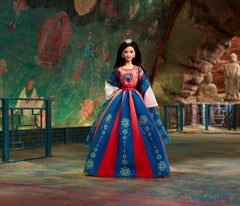 Barbie Signature Lunar New Year doll showcases Chinese prints on the gown.