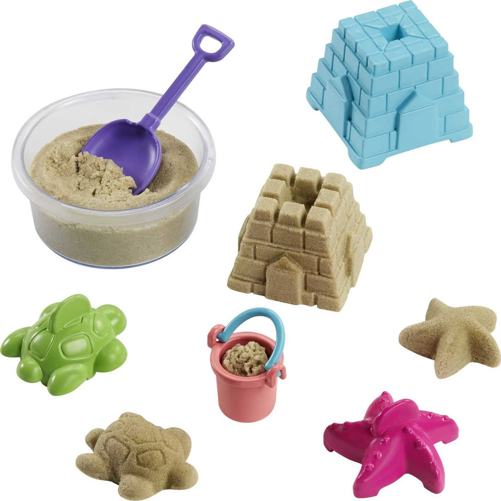Barbie Skipper Babysitters Inc. moldable sand and sandbox spark creative sculpture play.
