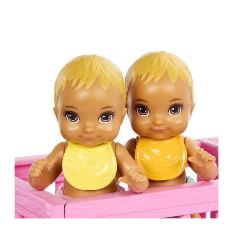 Barbie Skipper Twin Nursery rainbow swing for twins