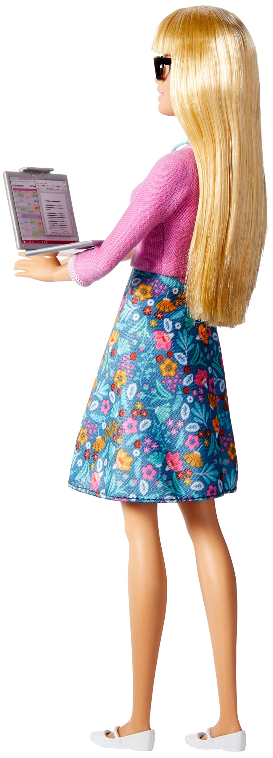 Barbie Teacher Doll accessories playset promotes organized, realistic classroom role-play scenarios.