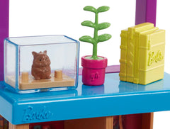 Barbie hamster in terrarium adds a classroom pet storytelling element
