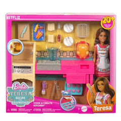 Barbie Teresa exploring family recipes sparks storytelling and creativity.