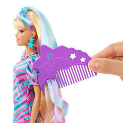 Barbie Totally Hair accessories like sunglasses and a purse add finishing touches