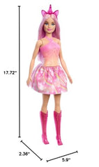 Barbie Unicorn Doll invites friends to join unicorn-themed stories and imaginative play