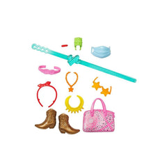 Barbie Western Pack bandana scarf adds flair to outfits and role-play.