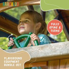 Barcaloo durable plastic material built for active outdoor play