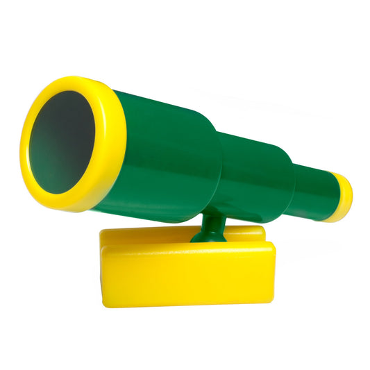 Barcaloo Kids Playset Telescope on full view boosts imaginative outdoor adventures.