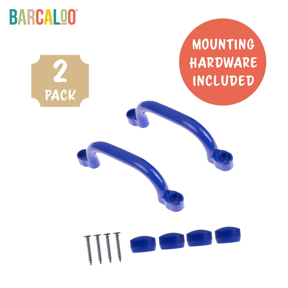 Barcaloo monkey bars grab handle offers a confident grip while climbing.